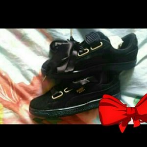 Puma suede heart sneakers